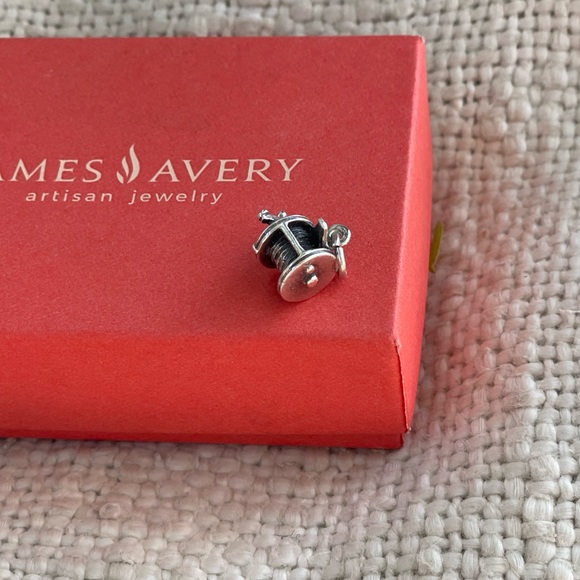 RARE retired James Avery Fishing Reel charm - Picture 3 of 16